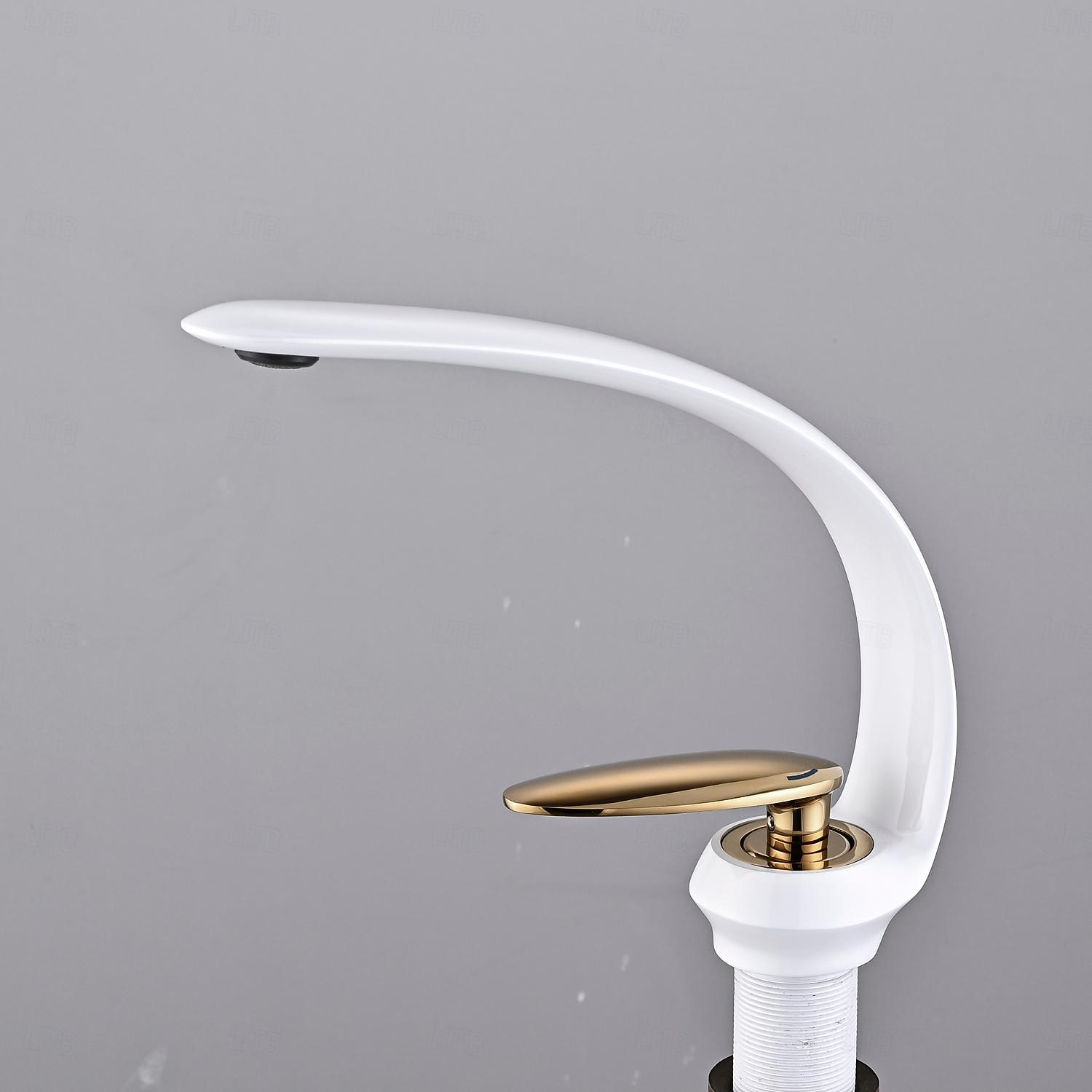 Bathroom Sink Faucet - Classic Antique Brass / Electroplated Centerset Single Handle One HoleBath Taps 2025 - CAD $111.99 –P5