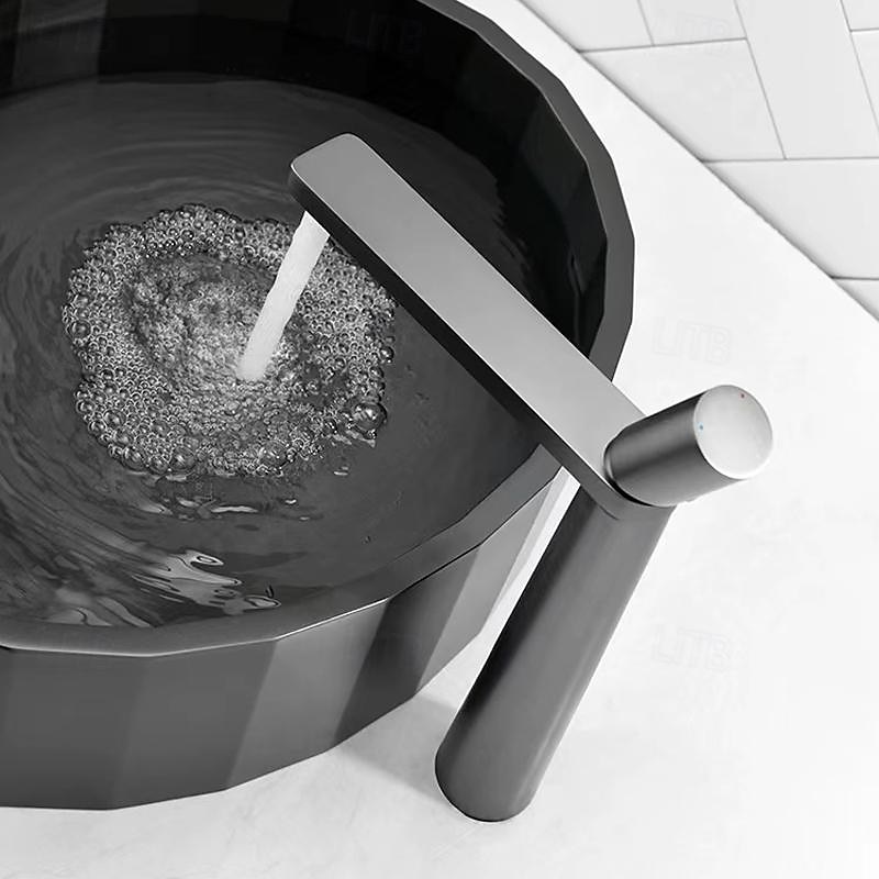 Bathroom Sink Faucet - Classic Electroplated Mount Outside Single Handle One HoleBath Taps 2025 - CAD $113.59 –P13