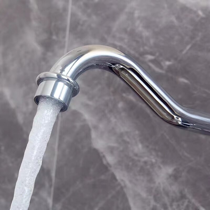 Kitchen Faucet Sink Mixer Taps Single Hanld 360 Degree Swivel Vessel Tap with Cold and Hot Hose 2025 - CAD $87.99 –P4