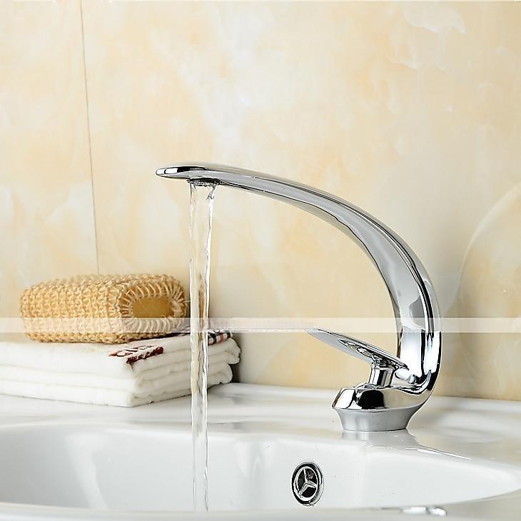 Bathroom Sink Faucet - FaucetSet Chrome Centerset One Hole / Single Handle One HoleBath Taps 2025 - CAD $103.99 –P1