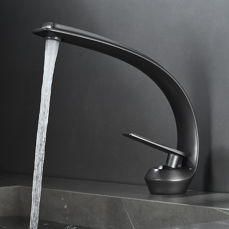 Bathroom Sink Faucet - Classic Electroplated / Painted Finishes Centerset Single Handle One HoleBath Taps 2025 - CAD $79.99 –P18