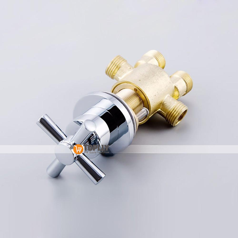 Bathtub Faucet 5 Hole Bathroom Tub Taps Deck Mounted 3 Handle Sink Mixer Hot and Cold Bathroom Shower Faucets with Handshower Handheld Tap 2025 - CAD $255.99 –P15