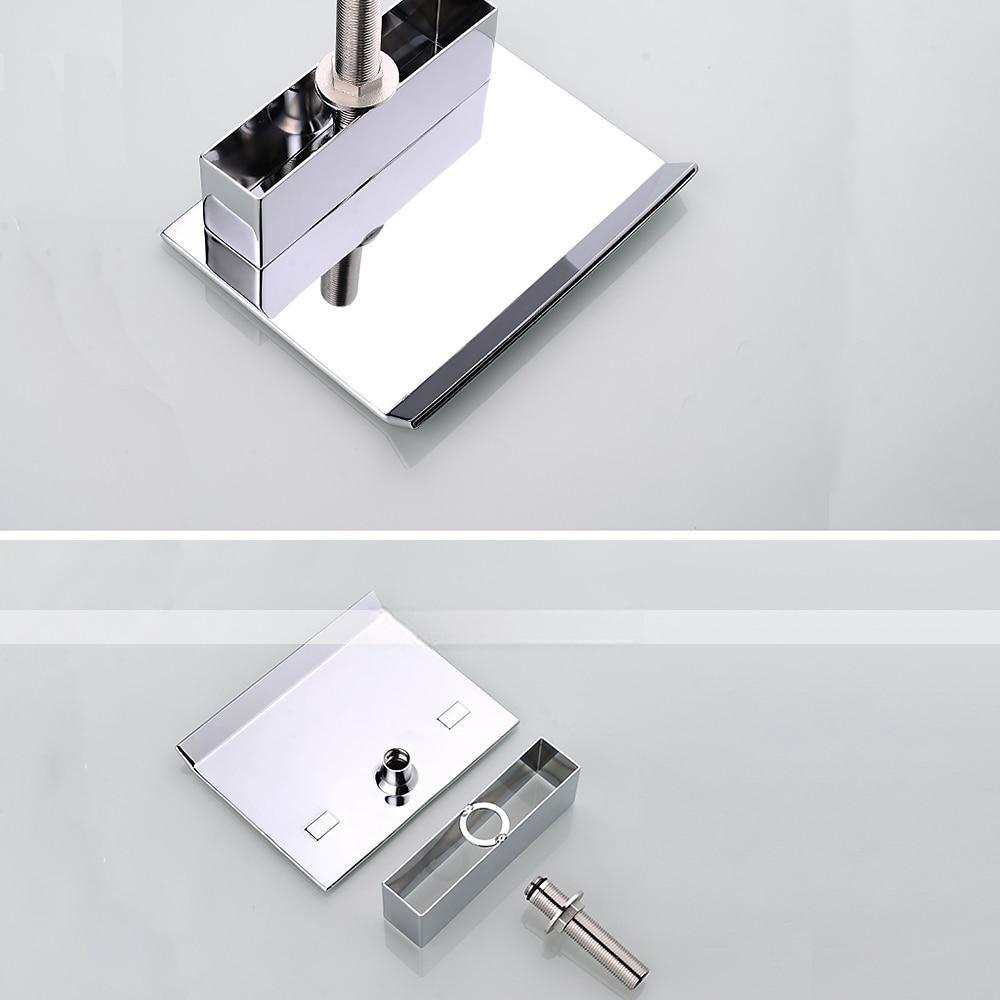 Bathtub Faucet - Contemporary Electroplated Roman Tub Ceramic Valve Bath Shower Mixer Taps 2025 - CAD $366.99 –P8