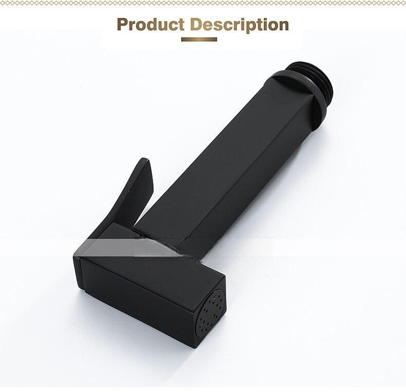 Copper Single Hole Bidet Black Toilet Handheld Bidet Sprayer Self-Cleaning Contemporary Cleaning Spray Gun Set 2025 - CAD $79.99 –P6