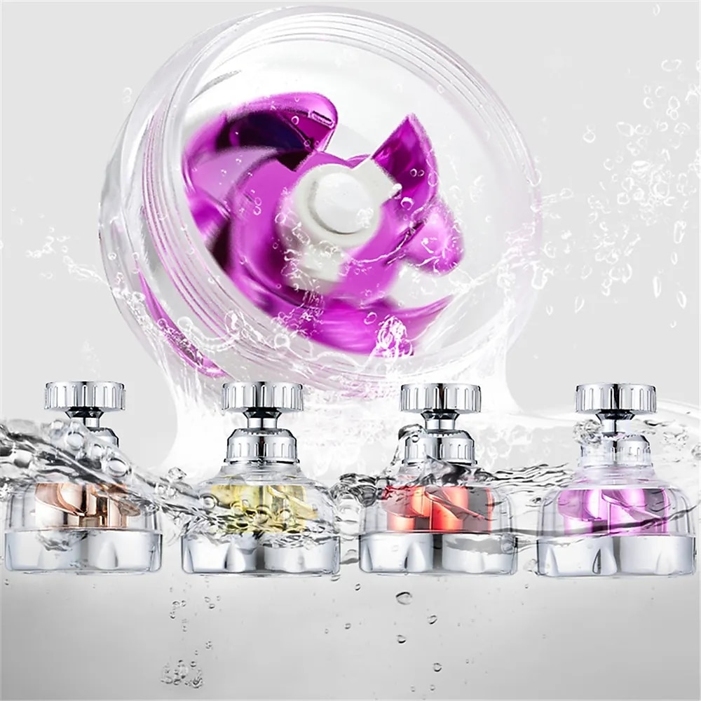 360 Degree Turbo Rotation Faucet Pressurize Kitchen Sink Tap Filter Bubble Splash Proof Water Saving Shower Nozzle Tap Connector 2025 - CAD $3.99 –P4