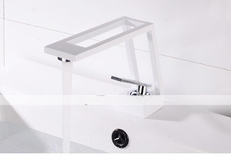 Single Handle Bathroom Faucet, Electroplated/Brushed One Hole Hollow Out/Irregular/Centerset, Brass Contemporary Bathroom Sink Faucet Contain with Supply Lines 2025 - CAD $119.99 –P8