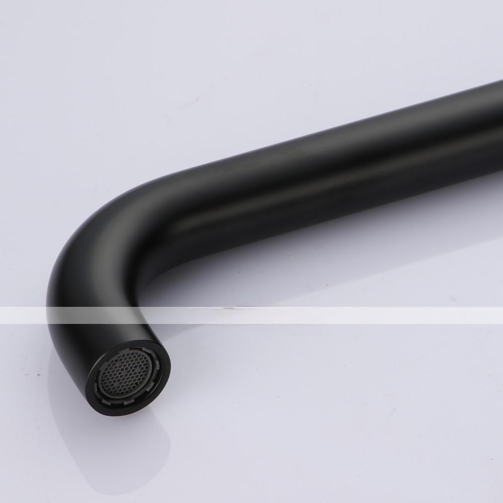 Single Handle Kitchen FaucetBlack 2 Hole Widespread Painted Finishes Brass Kitchen Sink Faucet with Hot and Cold Water 2025 - CAD $135.99 –P5