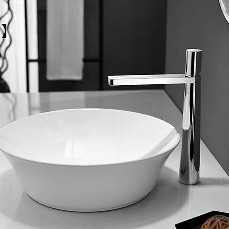 Bathroom Sink Faucet - Classic Electroplated Mount Outside Single Handle One HoleBath Taps 2025 - CAD $113.59 –P7