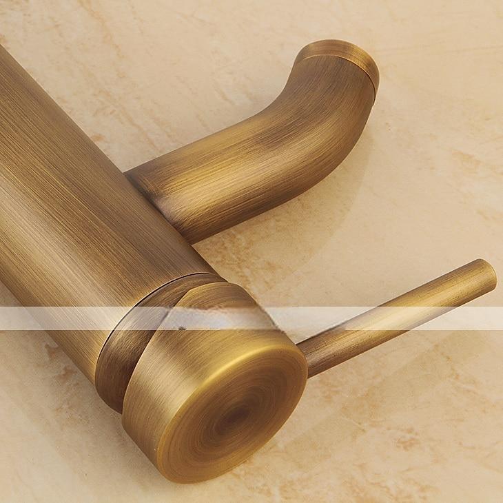 Bathroom Sink Faucet - Classic Antique Brass Centerset Single Handle One HoleBath Taps 2025 - CAD $79.99 –P6