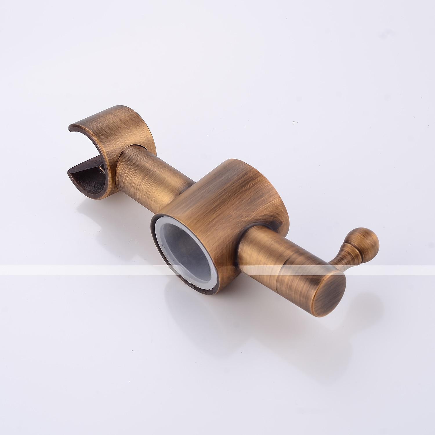 Shower FaucetShower System Set - Handshower Included pullout Waterfall Vintage Style / Country Antique Brass Mount Outside Ceramic Valve Bath Shower Mixer Taps 2025 - CAD $303.99 –P5