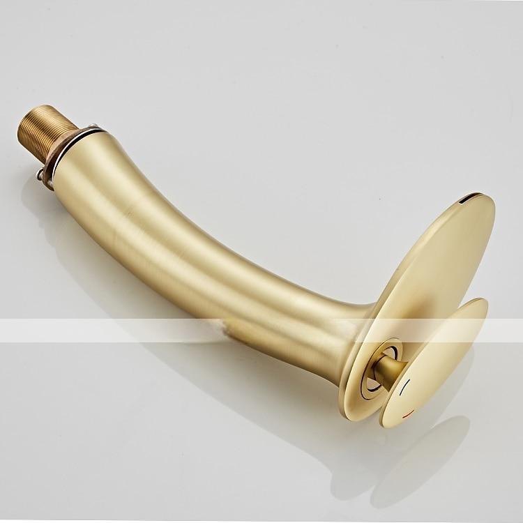 Waterfall Bathroom Sink Faucet with Supply Hose,Single Handle Single Hole Vessel Lavatory Faucet,Slanted Body Basin Mixer Tap Tall Body Commercial 2025 - CAD $127.99 –P6