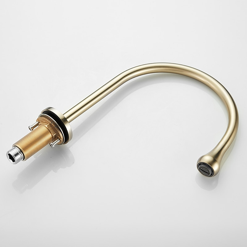 Bathroom Sink Faucet - Rotatable / Classic Electroplated Widespread Two Handles Three Holes Bath Taps 2025 - CAD $127.99 –P8