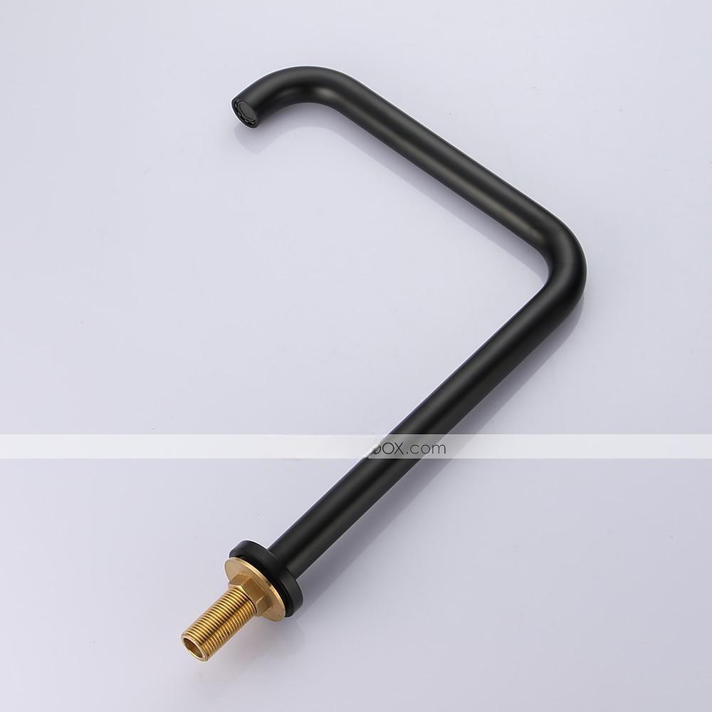 Single Handle Kitchen FaucetBlack 2 Hole Widespread Painted Finishes Brass Kitchen Sink Faucet with Hot and Cold Water 2025 - CAD $135.99 –P8