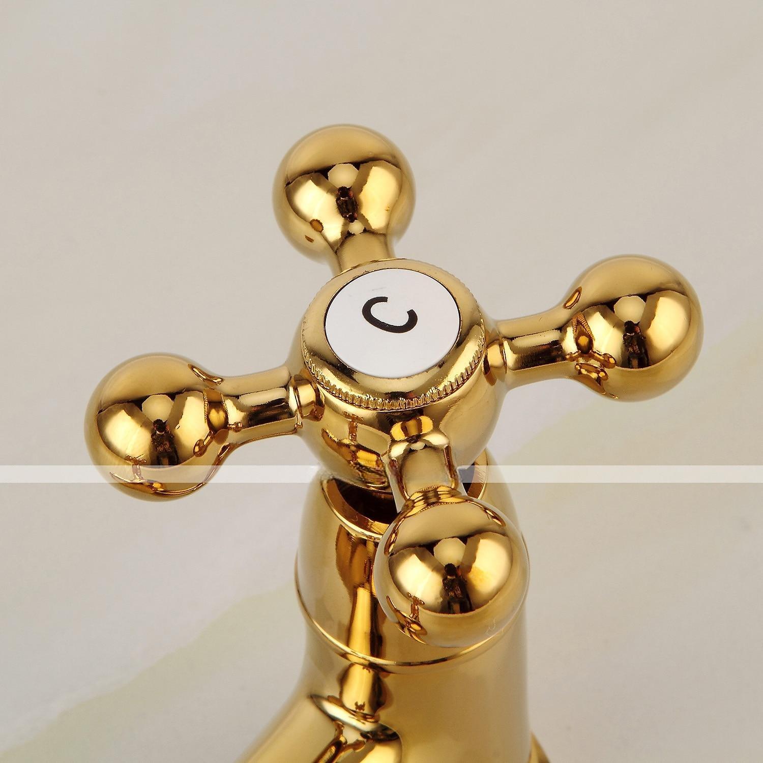 Shower Faucet Set Handshower Included Vintage Style/Country Brass/Electroplated Mount Outside Ceramic Valve Bath Shower 2025 - CAD $143.99 –P4