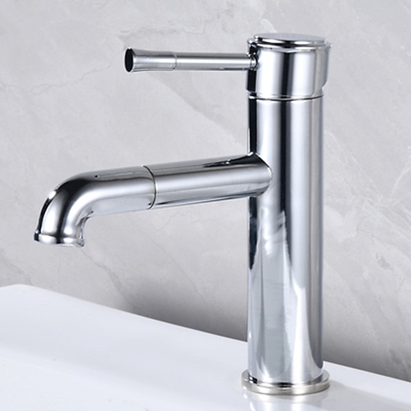 Bathroom Sink Faucet - Pull Out Oil-Rubbed Bronze / Antique Brass Centerset Single Handle One Holebath Taps 2025 - CAD $111.99 –P5