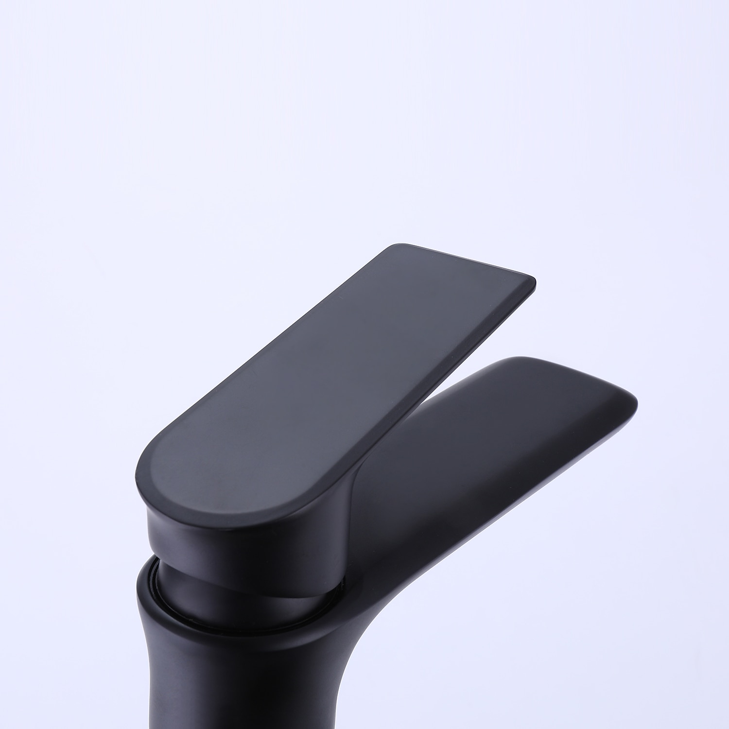 Bathroom Sink Tall Faucet Heavy Duty Style Single Handle One Hole Bath Vessel Sink Faucet Deck Mount Basin Hot and Cold Mixer Tap Lavatory Vanity Sink Faucets Brass Matte Black 2025 - CAD $159.99 –P4