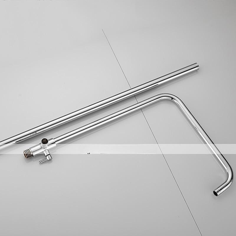 Shower FaucetRainfall Shower Head System / Thermostatic Mixer valve Set - Handshower Included pullout Rainfall Shower Contemporary Electroplated Mount Outside Ceramic Valve Bath Shower Mixer Taps 2025 - CAD $303.99 –P10