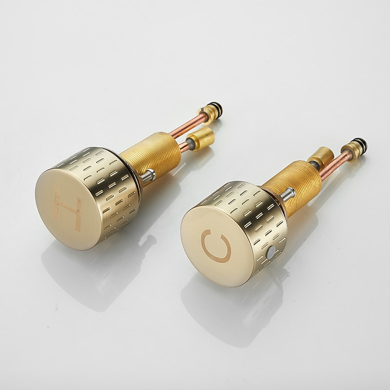 Bathtub Faucet - Contemporary Electroplated Roman Tub Brass Valve Bath Shower Mixer Taps 2025 - CAD $119.99 –P7
