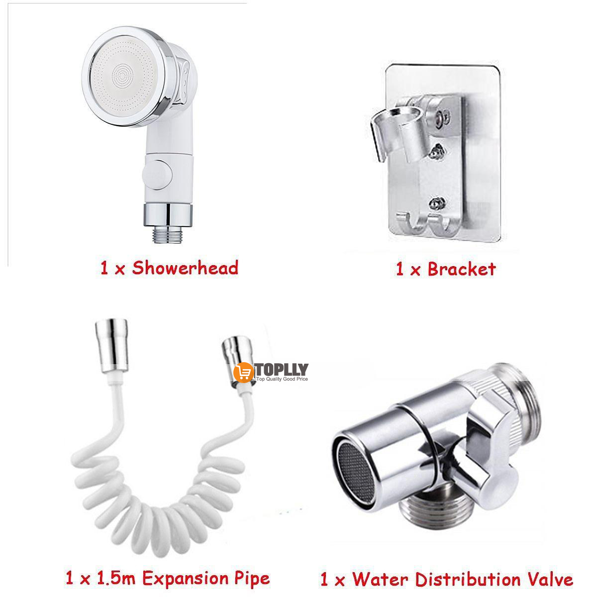 Wall Mounted Shower Faucet Set Bathroom Bathtub Shower Hand Held Spray Mixer Handheld Washing Basin Faucet Shower Head 2025 - CAD $23.99 –P4