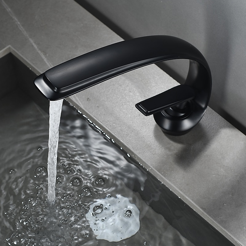 Bathroom Sink Faucet - Classic Electroplated / Painted Finishes Centerset Single Handle One HoleBath Taps 2025 - CAD $79.99 –P14