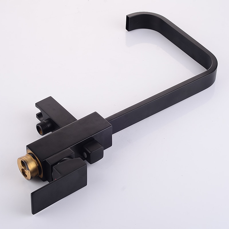 Bathtub Faucet - Contemporary Electroplated Free Standing Brass Valve Bath Shower Mixer Taps 2025 - CAD $398.99 –P6