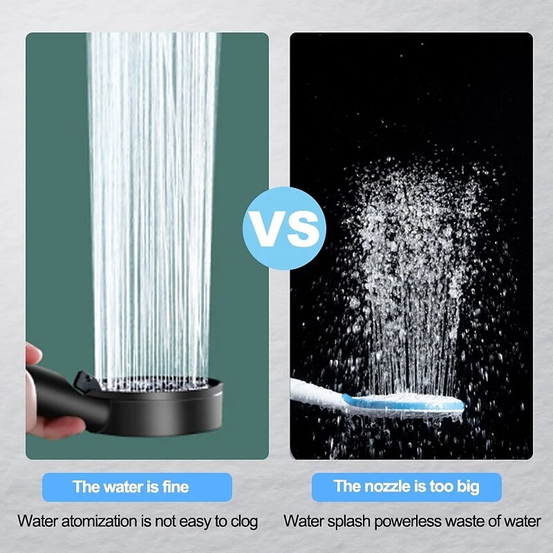 Shower Head High Pressure Handheld Spray with 5 Mode Showerhead Adjustable High-Pressure Water Saving Shower Head Held Shower Bathroom Accessories 2025 - CAD $3.99 –P8