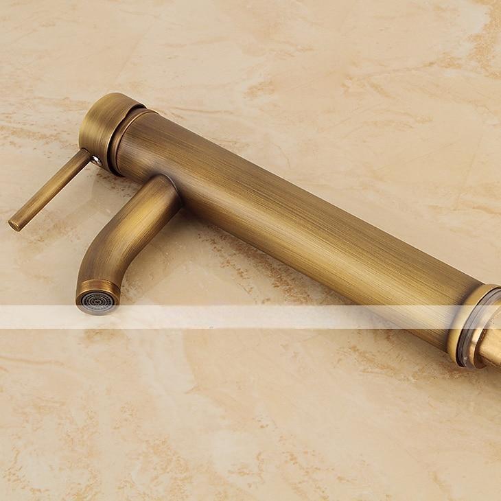 Bathroom Sink Faucet - Classic Antique Brass Centerset Single Handle One HoleBath Taps 2025 - CAD $79.99 –P3