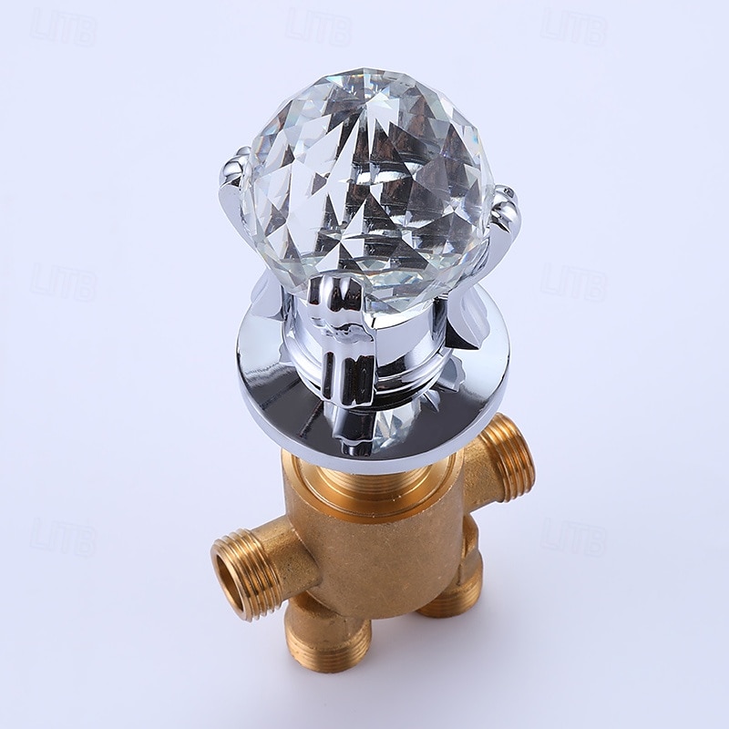 Bathtub Faucet - Modern Contemporary Electroplated Roman Tub Brass Valve Bath Shower Mixer Taps 2025 - CAD $295.99 –P5