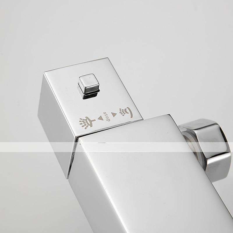 Shower FaucetRainfall Shower Head System / Thermostatic Mixer valve Set - Handshower Included pullout Rainfall Shower Contemporary Electroplated Mount Outside Ceramic Valve Bath Shower Mixer Taps 2025 - CAD $303.99 –P18