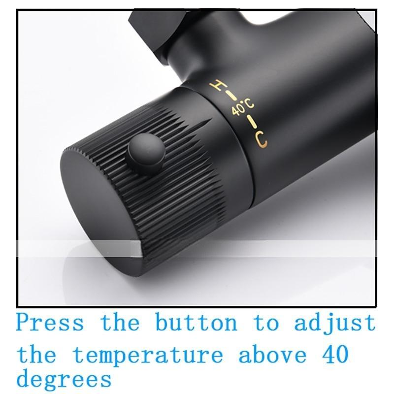 Bathtub Faucet - Thermostatic Bath Tub Faucet Contemporary Painted Finishes Free Standing Ceramic Valve Bath Shower Mixer Taps 2025 - CAD $231.99 –P4