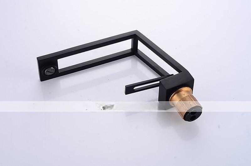 Single Handle Bathroom Faucet, Electroplated/Brushed One Hole Hollow Out/Irregular/Centerset, Brass Contemporary Bathroom Sink Faucet Contain with Supply Lines 2025 - CAD $119.99 –P6