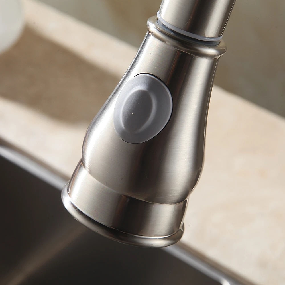 Kitchen Faucet Head Replacement Black Chrome Brushed Pull Out Faucet Sprayer Head Nozzle Attachment Fittings Accessories Aeration Spray Splash-proof Spout Adapter 2025 - CAD $27.99 –P1