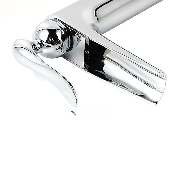Bathroom Sink Faucet - Waterfall Chrome Centerset Single Handle One HoleBath Taps 2025 - CAD $127.99 –P4