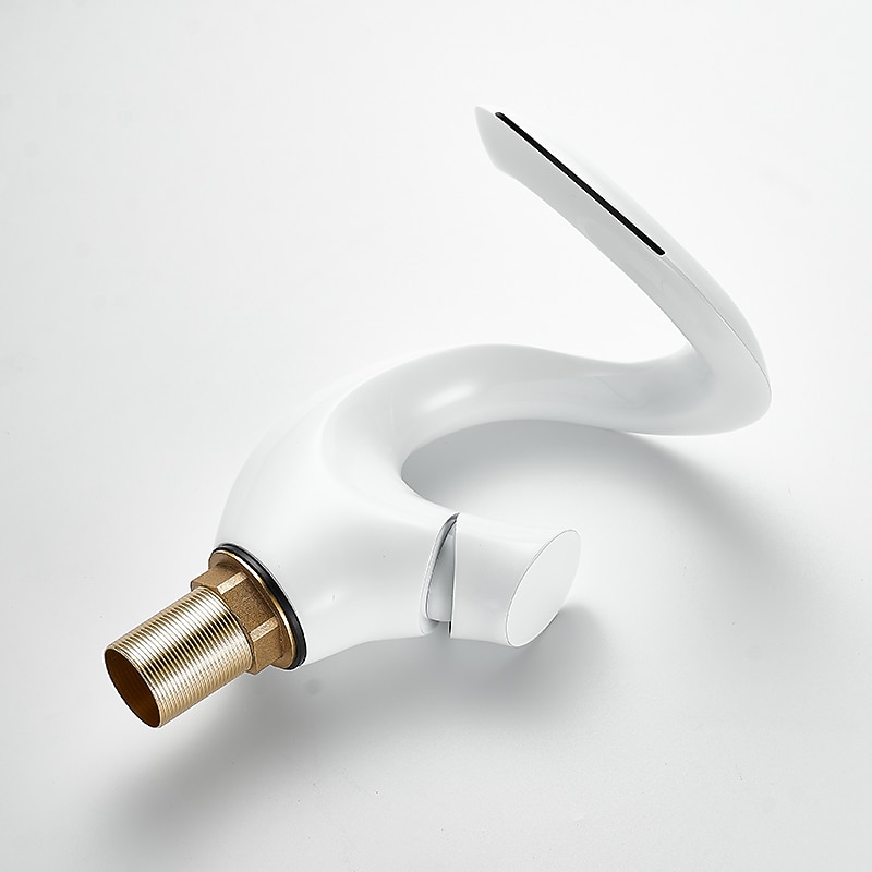 Bathroom Sink Faucet - Waterfall Painted Finishes Mount Outside Single Handle One HoleBath Taps 2025 - CAD $143.99 –P7