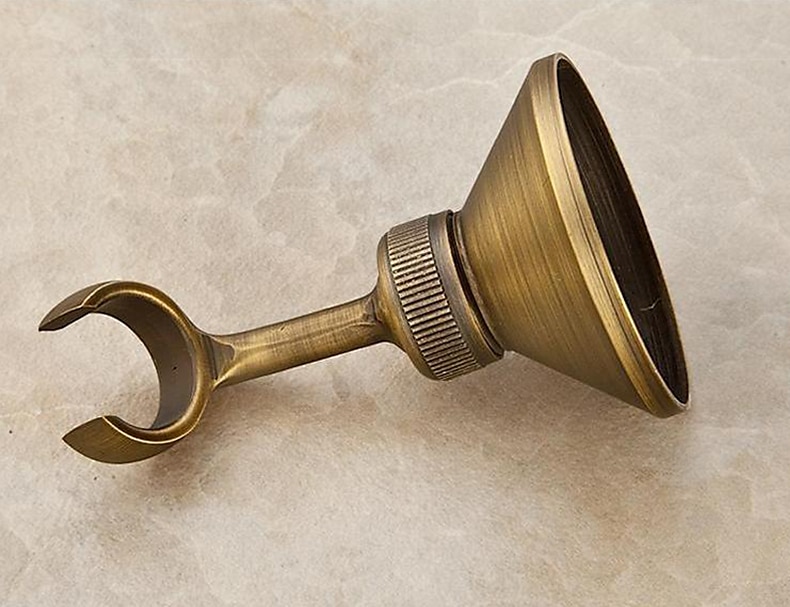 Traditional Shower System Faucet Set with Bathtub Spout with Heldhand Handshower Spray Vintage Brass Dual Spout Wall Mounted Ceramic Mixer Valve 2025 - CAD $151.97 –P4
