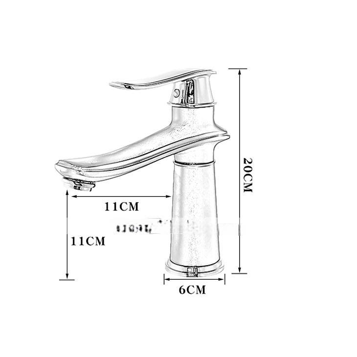 Bathroom Sink Faucet - Classic Electroplated Centerset Single Handle One HoleBath Taps 2025 - CAD $103.99 –P1