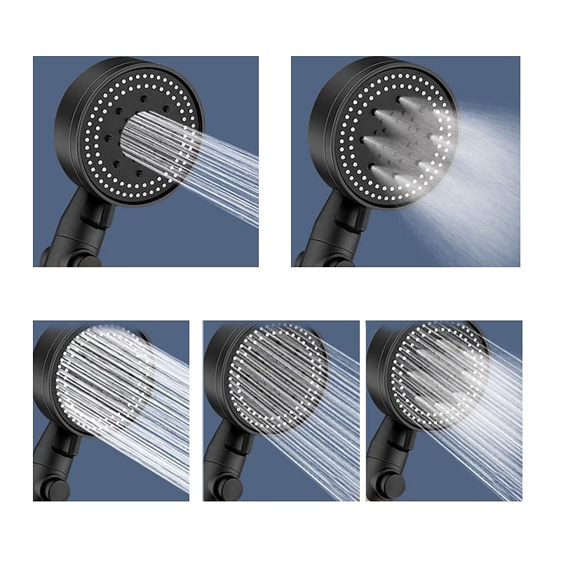 5 Modes Shower Head with Handheld Drill-Free High Pressure High Flow Water Saving Shower Spray with ON/OFF Pause Switch Shower Bathroom Accessories 2025 - CAD $27.99 –P2