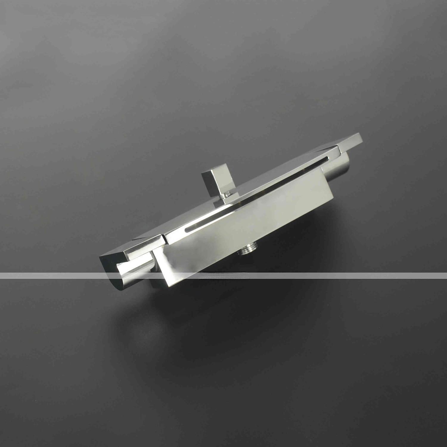 Waterfall Bathtub Faucet Wall Mounted Widespread Bathroom Shower Mixer Faucet Bath Roman Tub Filler Mixer Tap Brass 3 Hole Sprayer with Cold Hot Water Hose 2025 - CAD $303.99 –P8