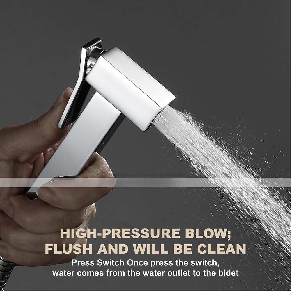 Single Hole Bidet Electroplated Toilet Handheld Bidet Sprayer Self-Cleaning Contemporary 2025 - CAD $59.99 –P3