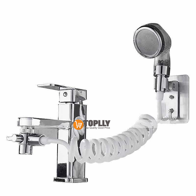 Bathroom Wash Face Basin Water Tap External Shower Head Toilet Hold Filter Flexible Hair Washing Faucet Rinser Extension Set 2025 - CAD $12.99 –P3