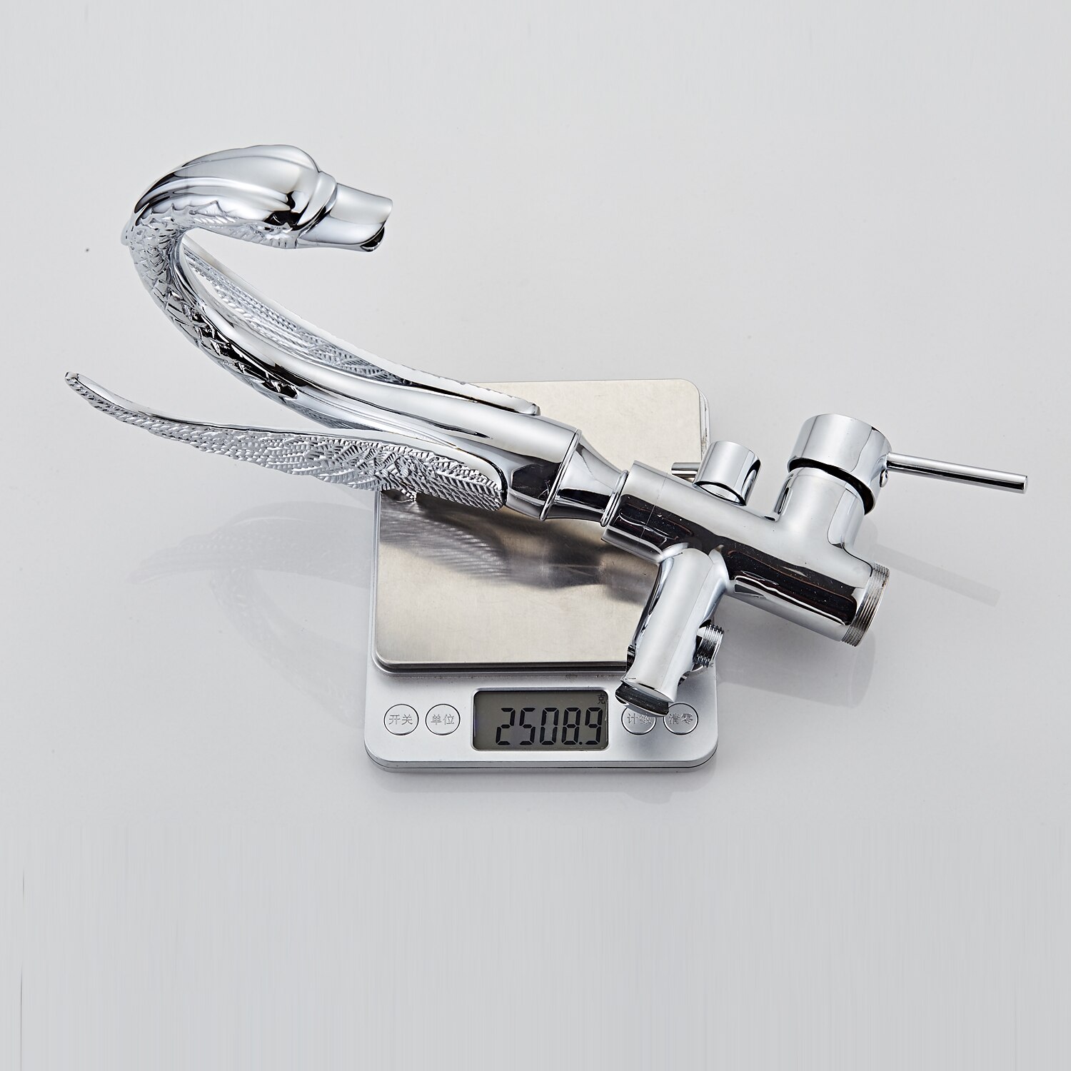 Bathtub Faucet - Contemporary Chrome Floor Mounted Ceramic Valve Bath Shower Mixer Taps 2025 - CAD $637.99 –P6