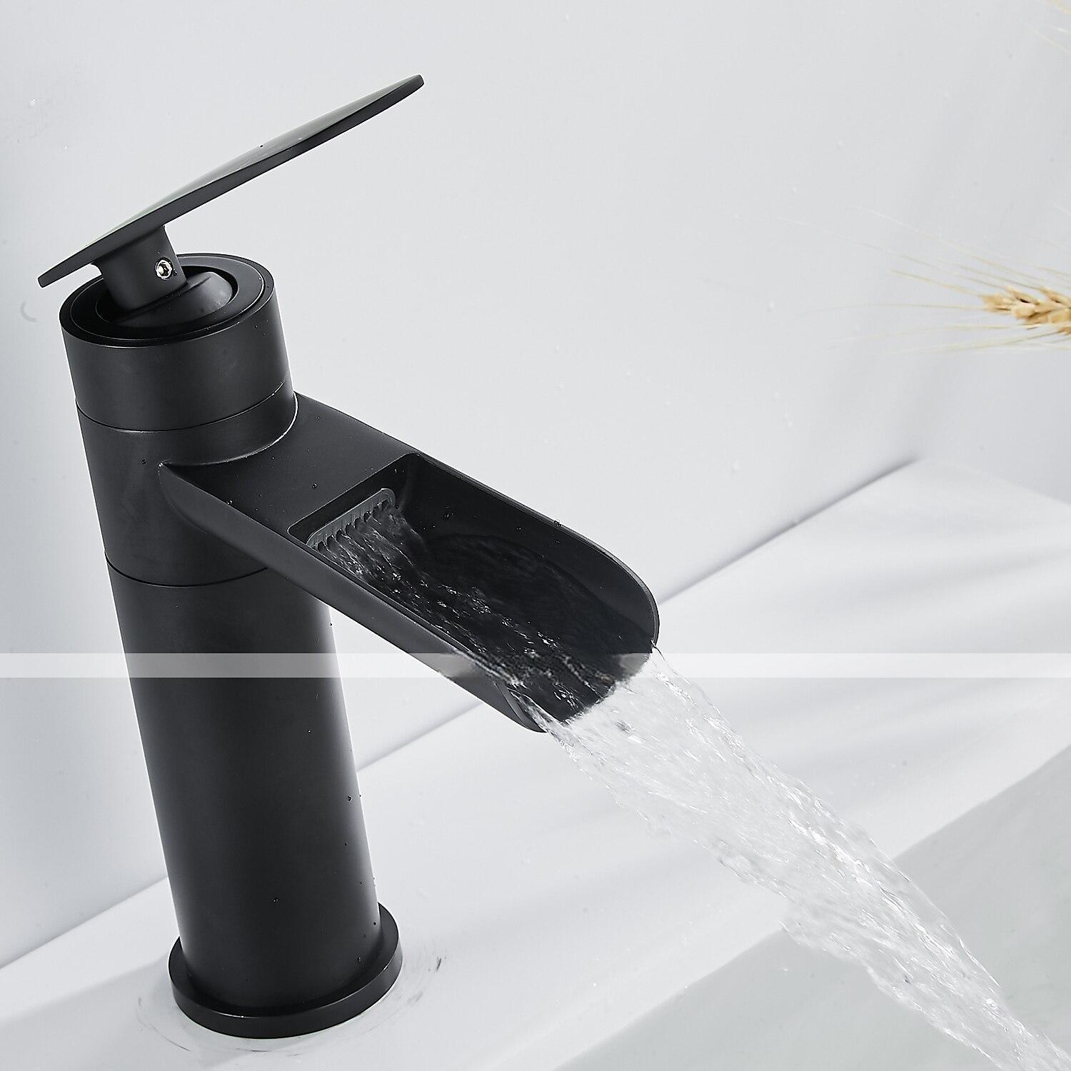 Bathroom Sink Faucet,Rotatable Electroplated Centerset Single Handle One Hole Bath Taps with Hot and Cold Switch 2025 - CAD $95.99 –P14