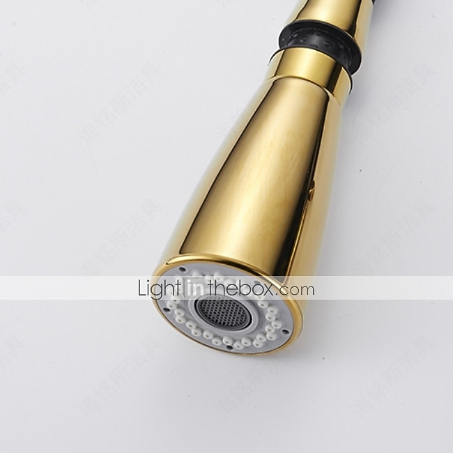 Single Handle Kitchen Faucet Electroplated One Hole Pull Out/Centerset/Tall/High Arc Brass Kitchen Faucet 2025 - CAD $143.99 –P4