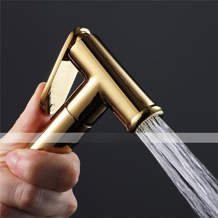 Ti-PVD Gold Handheld Bidet Sprayer with ABS Base and 1.5m Hose 2025 - CAD $43.99 –P10