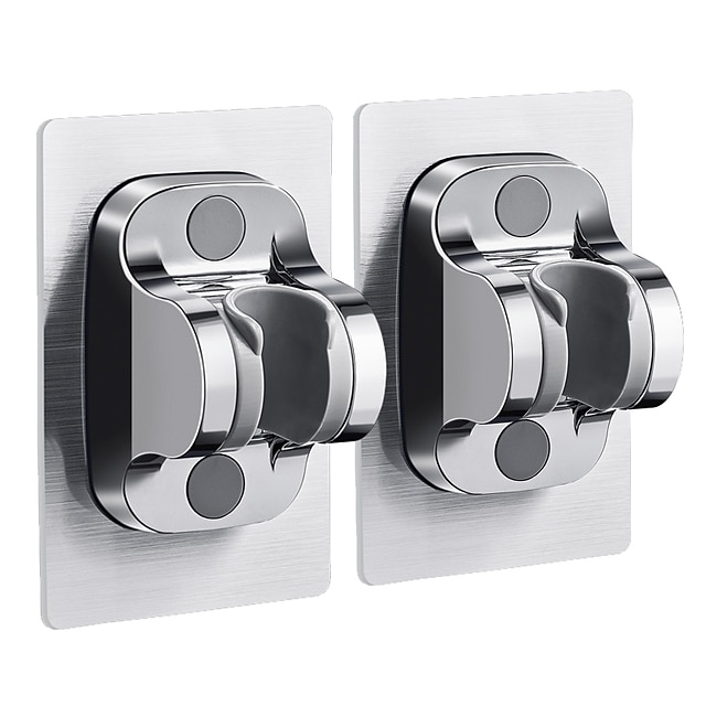 Shower Head Bracket No Drilling Holder 360° Adjustable Without Drilling ABS Wall Bracket Replacement Waterproof Attachment for Bathroom 2025 - CAD $3.99 –P10