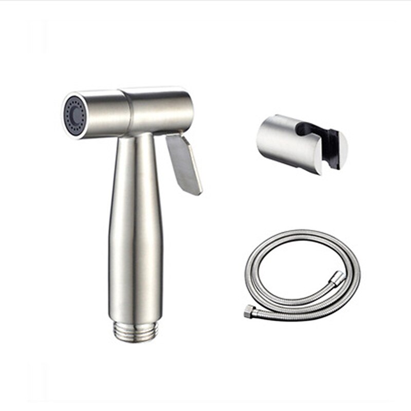 Wall Mounted Bidet Tap Sprayer304 Stainless Steel Wire Trefilation Multifunctional High Pressure Bidet Sprayer Tap Set Used In Bathrooms 2025 - CAD $20.99 –P6