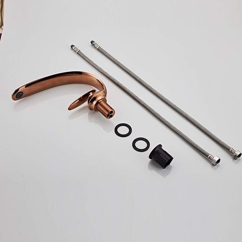 Bathroom Sink Faucet - Classic Oil-rubbed Bronze / Nickel Brushed / Electroplated Centerset Single Handle One HoleBath Taps 2025 - CAD $111.99 –P4