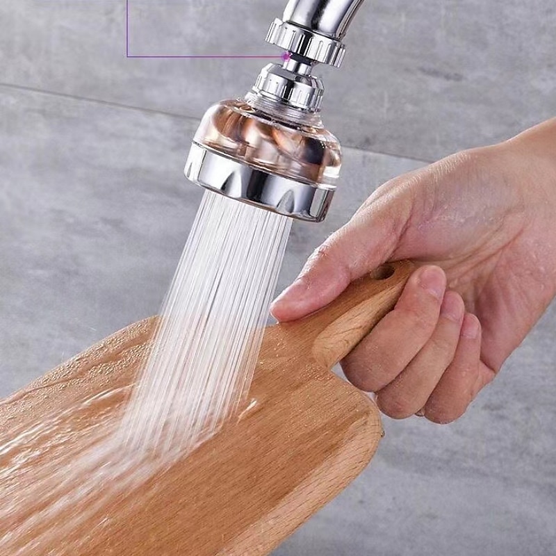 360 Degree Turbo Rotation Faucet Pressurize Kitchen Sink Tap Filter Bubble Splash Proof Water Saving Shower Nozzle Tap Connector 2025 - CAD $3.99 –P7