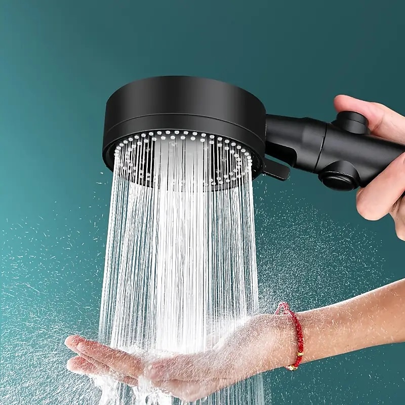 5 Modes Shower Head with Handheld Drill-Free High Pressure High Flow Water Saving Shower Spray with ON/OFF Pause Switch Shower Bathroom Accessories 2025 - CAD $27.99 –P4
