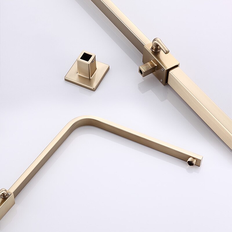 Shower FaucetShower System Rainfall Shower Head System Thermostatic Mixer valve Set - Handshower Included pullout Rainfall Shower Antique Country Nickel Brushed Mount Inside Ceramic Valve 2025 - CAD $717.99 –P7